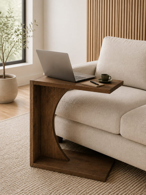 Velto Side Table – Modern C-Shaped Table