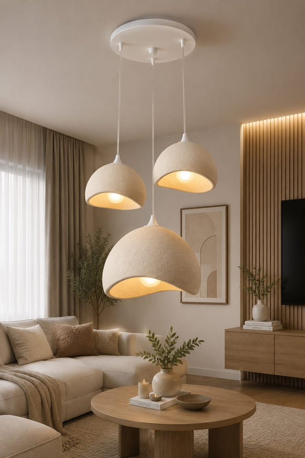 Nowar – 3-Piece Fibreglass Pendant Light