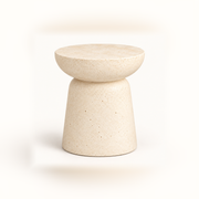 Stone Side Table كريمي - صورة رئيسية آمنة للموبايل