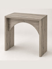 Velto gray folding desk fully visible on mobile